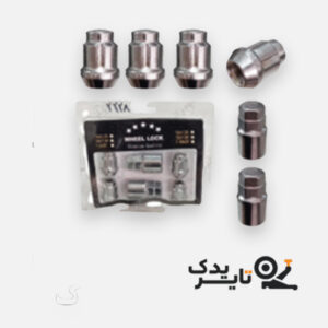 قفل رینگ تیبا، ساینا و کوییک | قفل پیچ خارجی ضد سرقت سایز 12×1.5 Wheel Lock