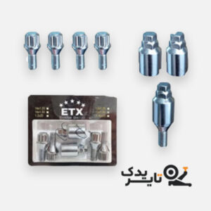 قفل رینگ پژو سمند | قفل پیچ خارجی ضد سرقت سایز 12×1.25