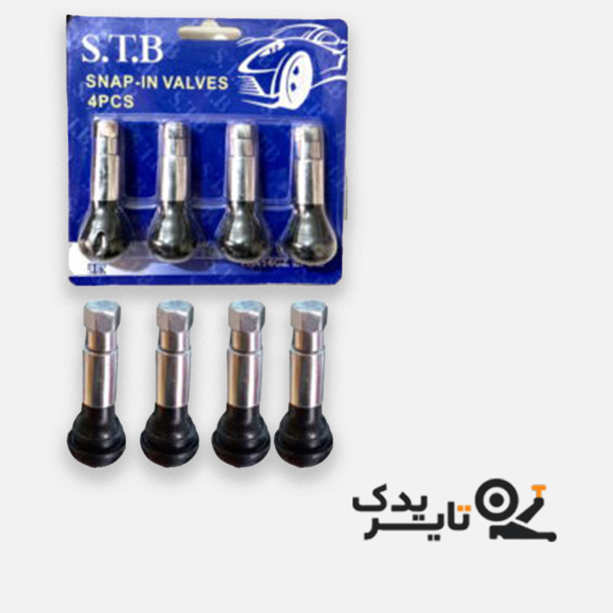 والو استیل روکش بلند STB تایر یدک – مقاوم، ضدزنگ و شیک