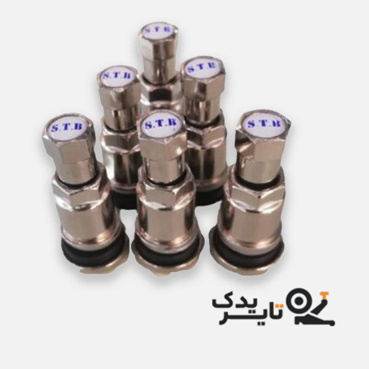 والو فلزی لاستیک خودرو مدل لندکروزی تایر یدک – والو مقاوم و ضدنشتی