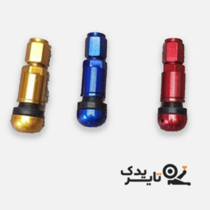 والو فلزی رنگی لاستیک خودرو تایر یدک – اسپرت، مقاوم و ضدزنگ